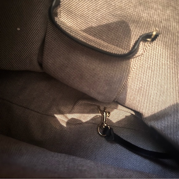 Dooney & Bourke Black and Gold Monogram Shoulder Bag - Picture 5 of 6